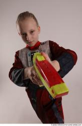 DENISA PILOT STANDING POSE WITH GUN 3